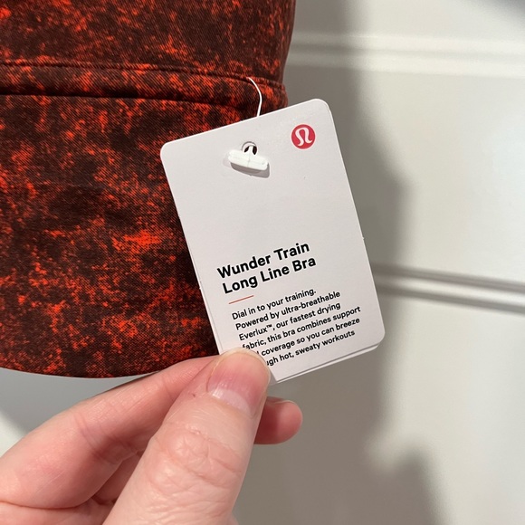 *NWT Lululemon Wunder Train Long Line Bra. Sz 14 - Picture 2 of 5